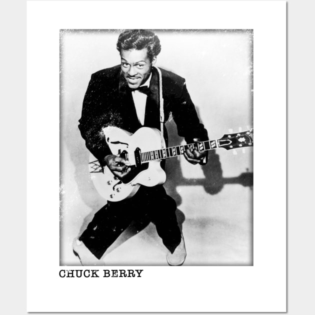 Vintage Classic Chuck Berry Wall Art by Nandin Putri